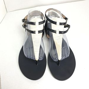 BCBG slingback adjustable strappy sandals summer casual boho chic style